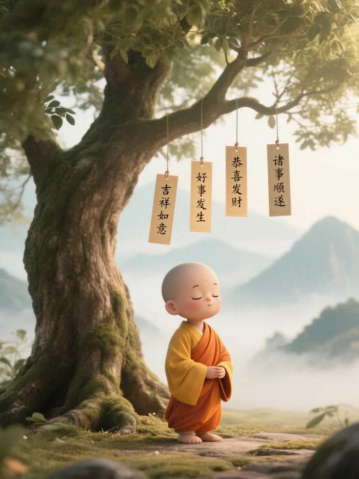 ảnh Phật dưới gốc bồ đề mang năng lượng an yên