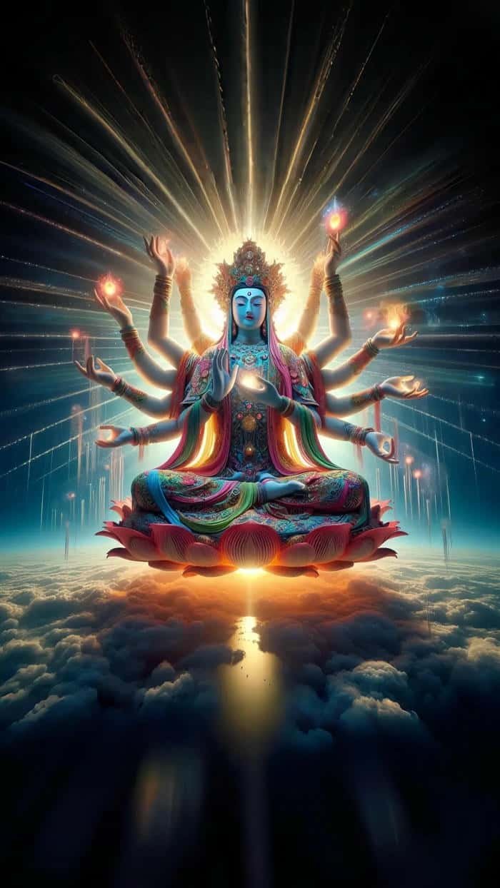 ảnh Phật nghìn tay linh thiêng