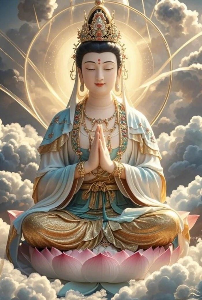 ảnh Quan Âm mặt hiền hòa