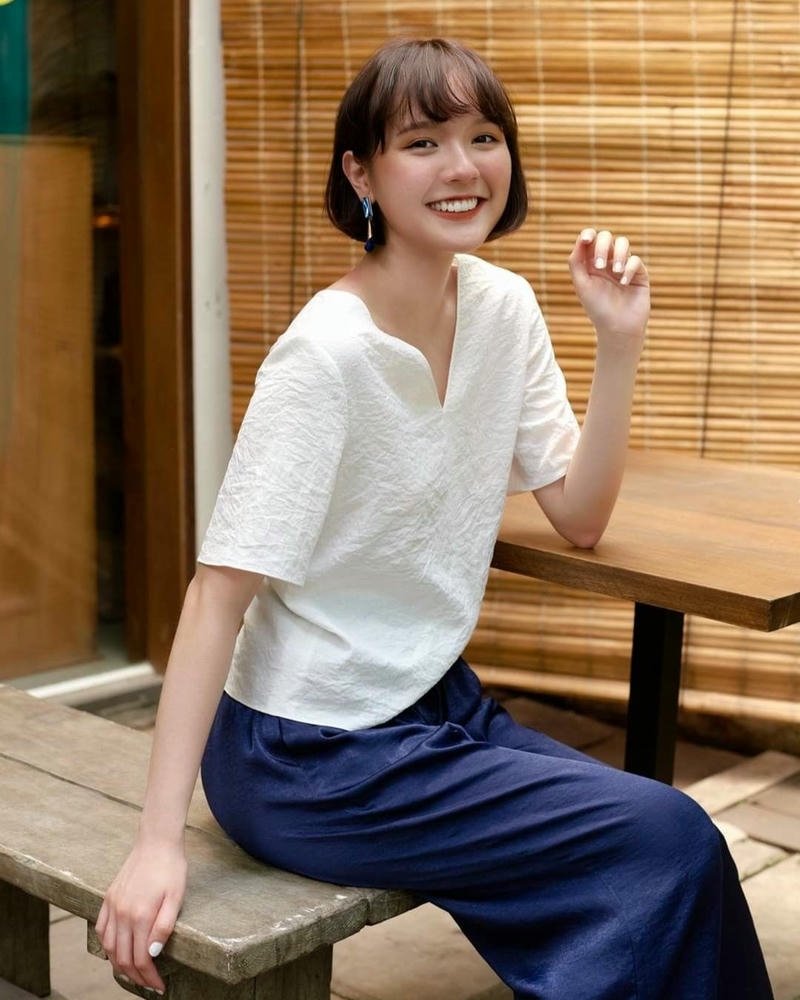 ảnh nude hải tú hậu trường chụp hình