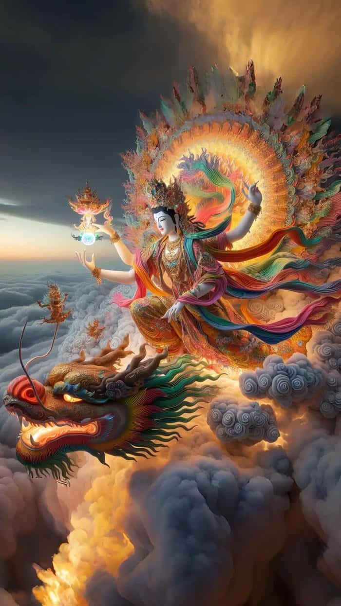 ảnh tượng Phật nghìn tay chi tiết đẹp