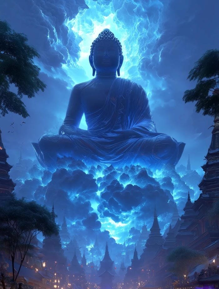 ảnh tượng Phật ngoài trời