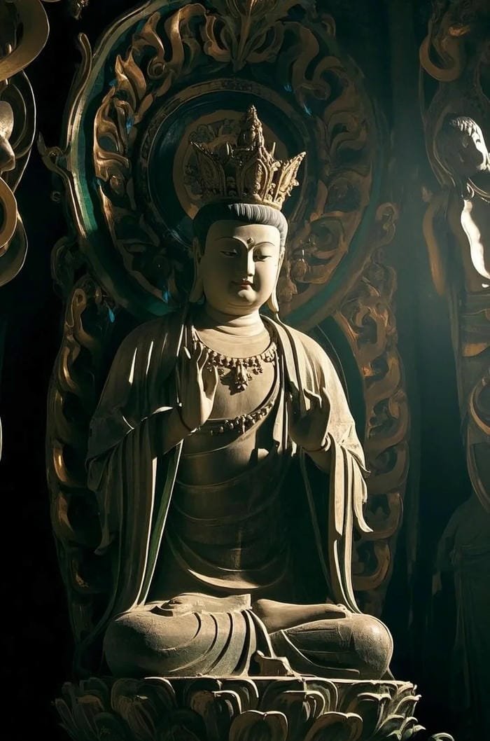 ảnh tượng Phật trong điện thờ
