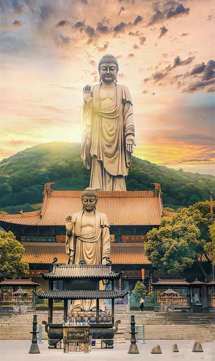 ảnh tượng Quan Âm đá trắng