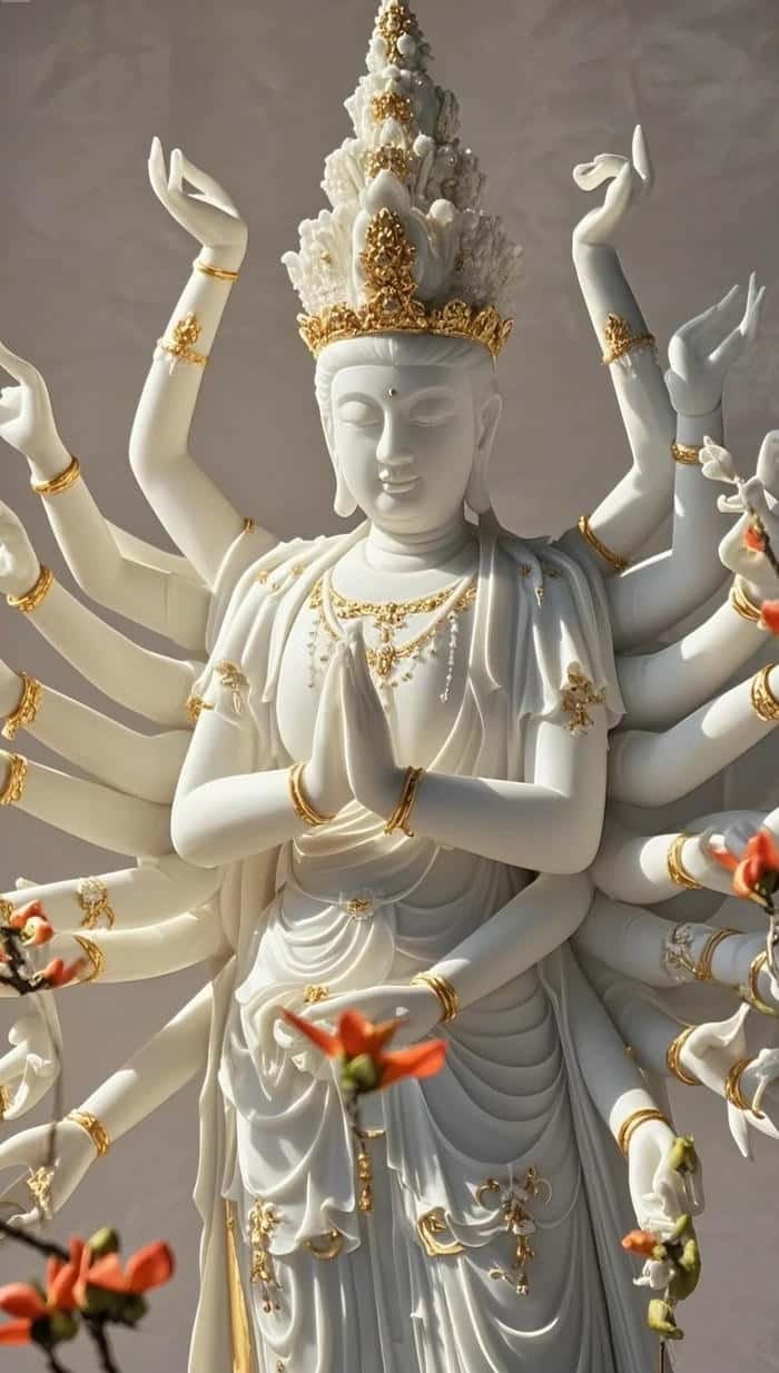 ảnh tượng Quan Âm nghìn tay lớn