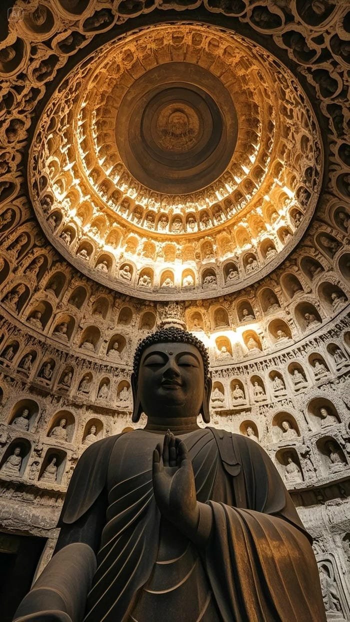 hình Phật giáo ánh sáng nhẹ