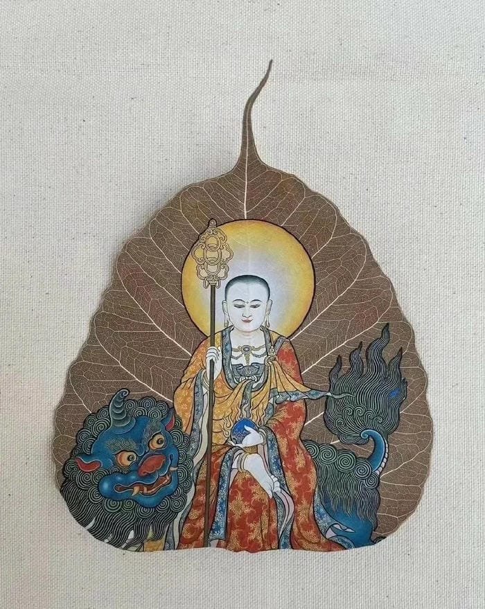 hình Phật lá bồ đề phong thủy