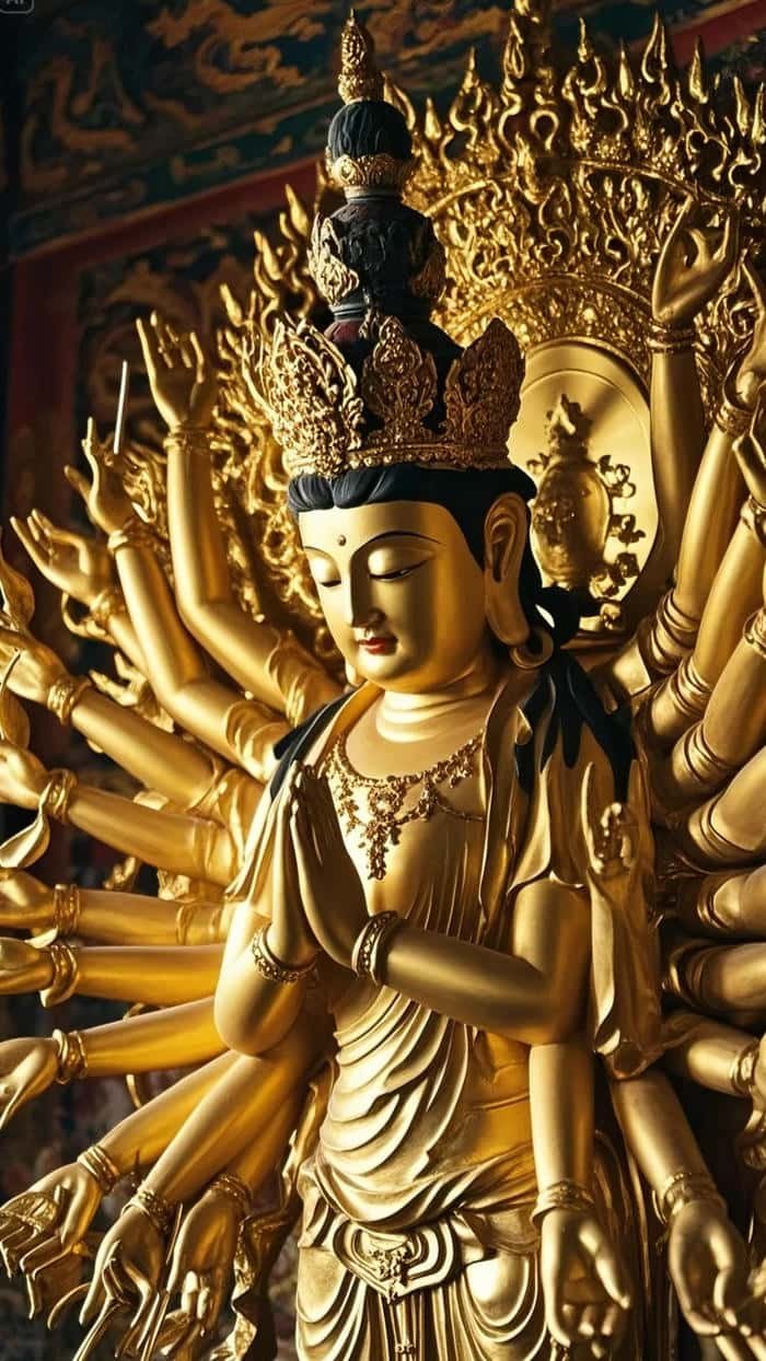 hình Phật nghìn tay nghệ thuật