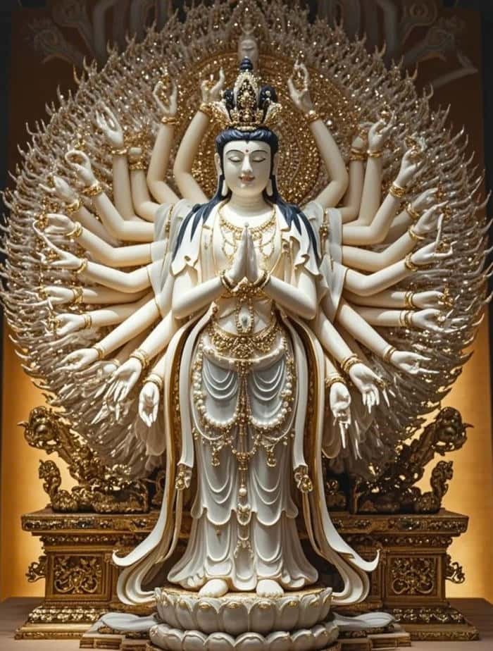 hình Phật nghìn tay tinh xảo