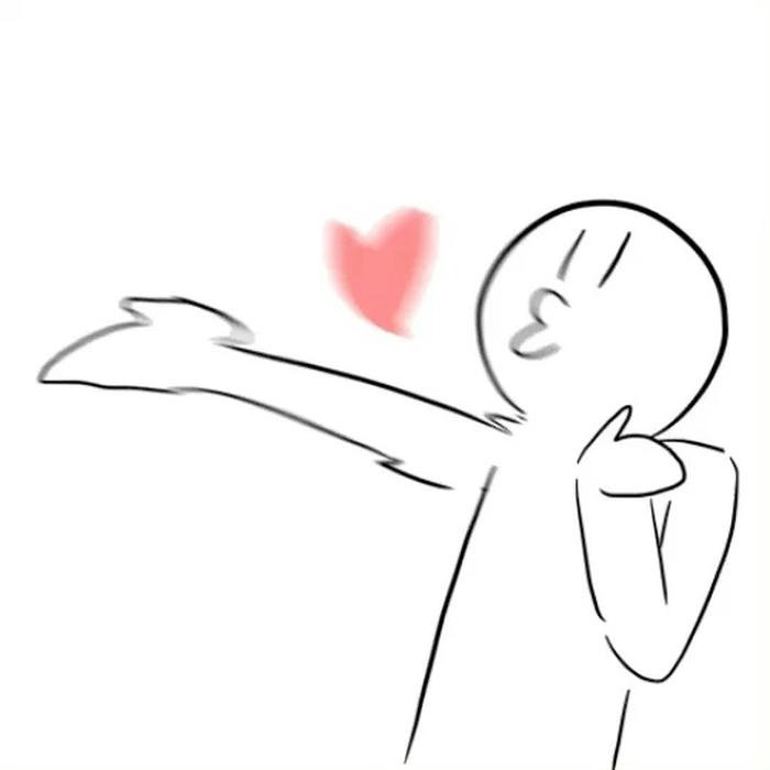 hình meme thả tim đang hot