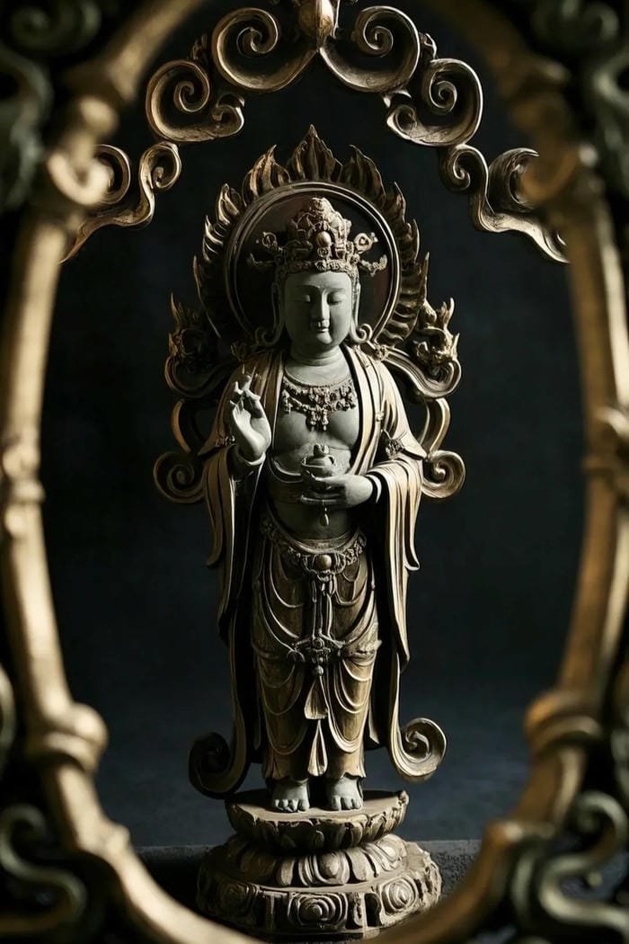 hình người tu hành Phật giáo