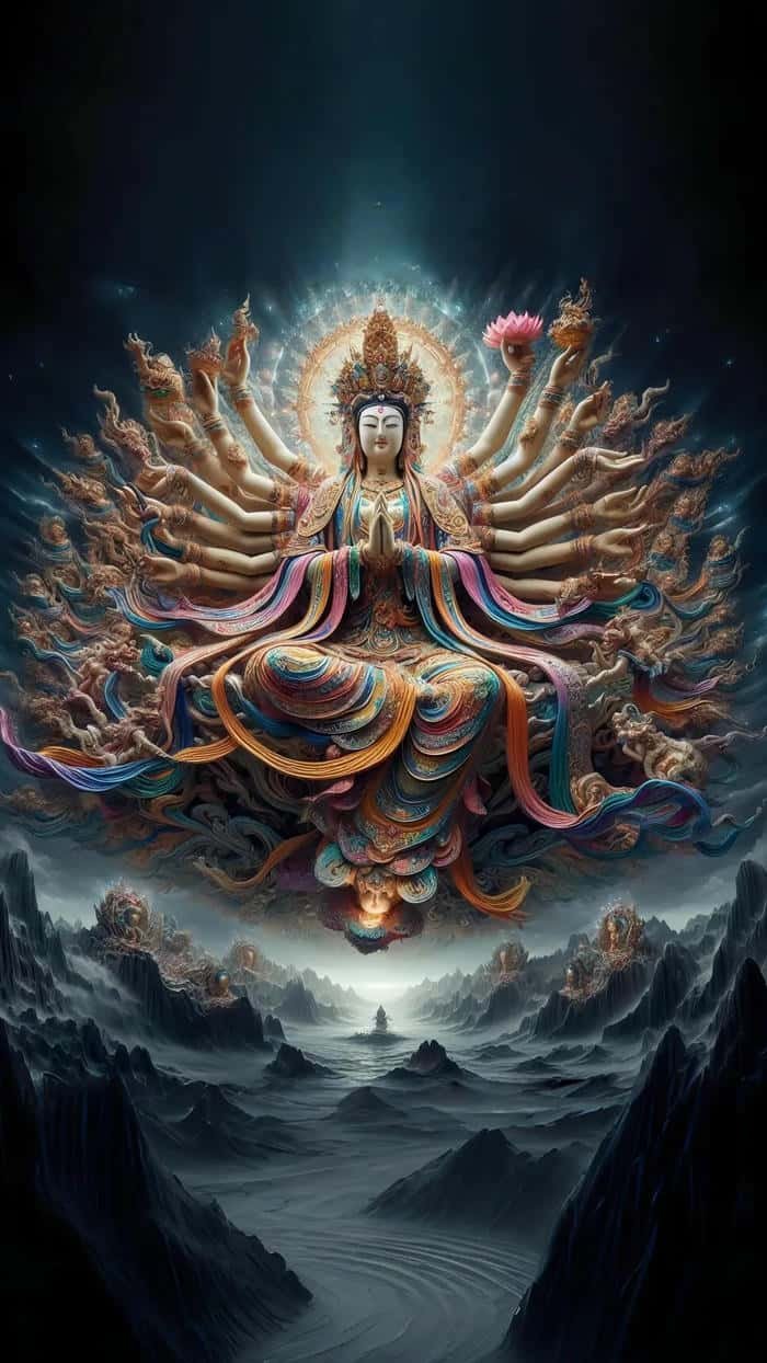 hình tượng Quan Âm nghìn tay lớn