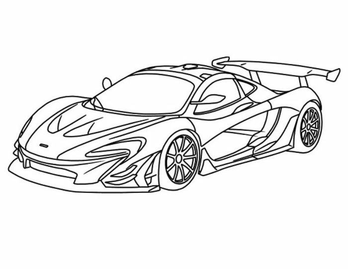 in tranh vẽ ô tô rõ nét