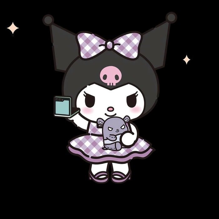 nhãn dán Kuromi cho học sinh