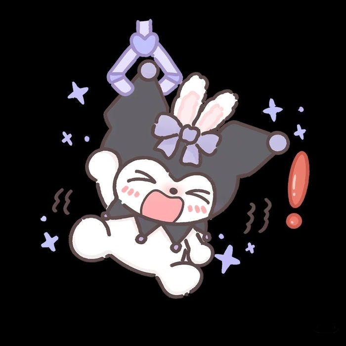 nhãn dán Kuromi cute