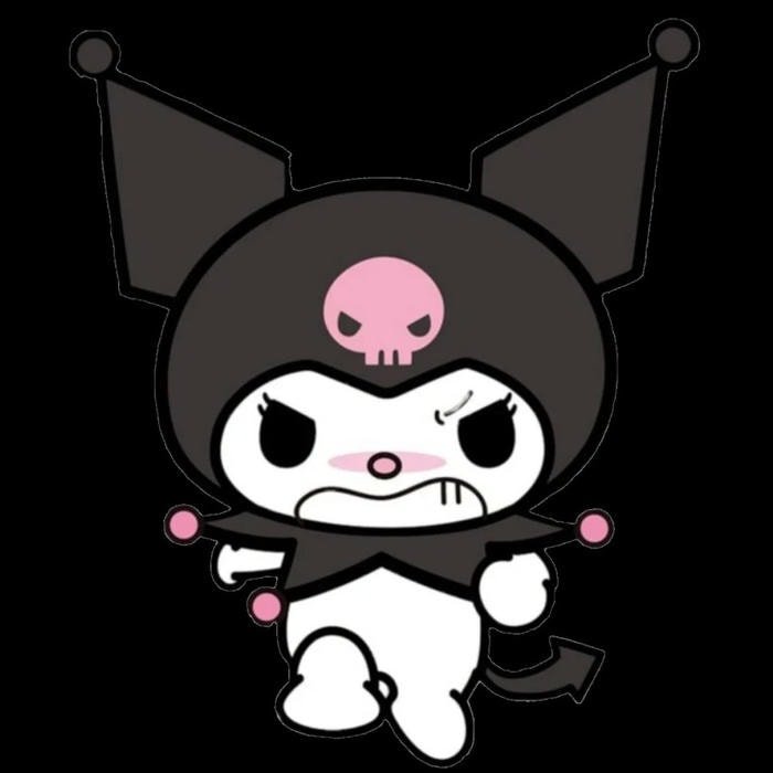 nhãn dán Kuromi đáng yêu