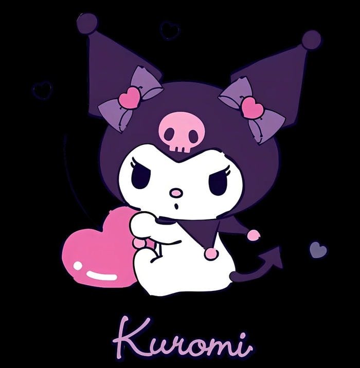 sticker Kuromi cho vali