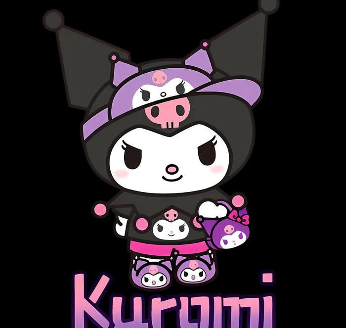 sticker Kuromi dễ thương