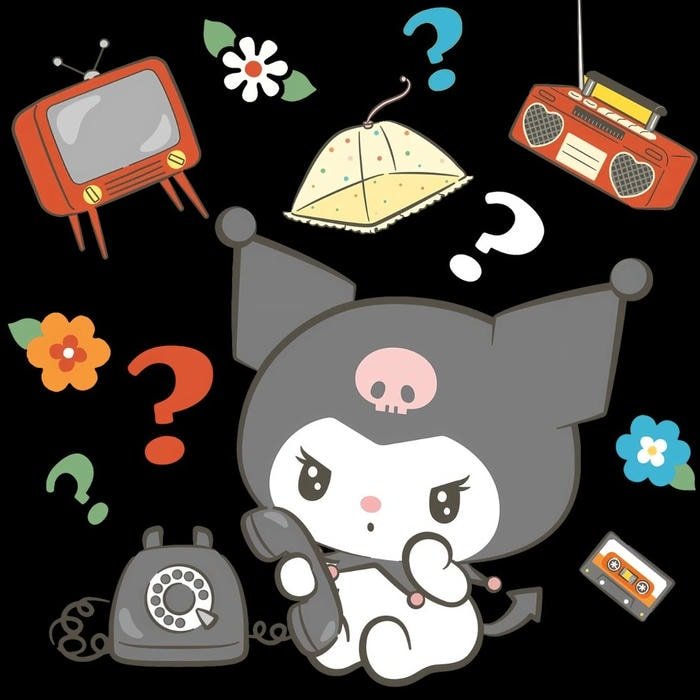 sticker Kuromi kawaii