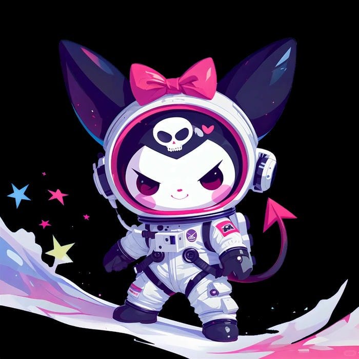 sticker Kuromi sưu tầm