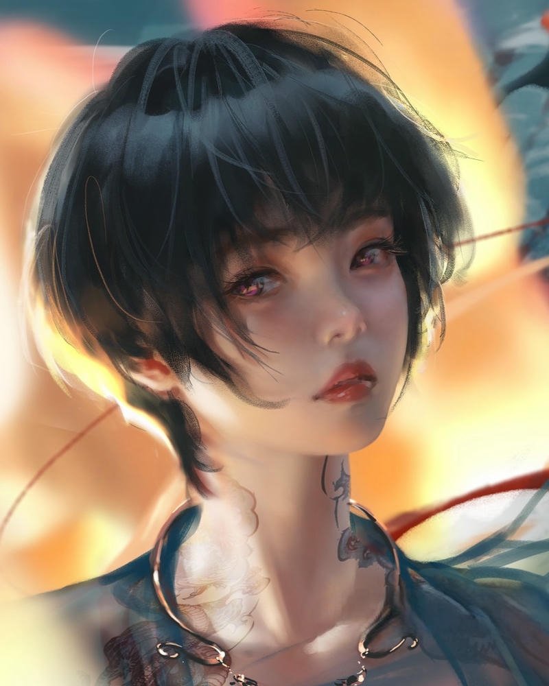 Ảnh anime cute phong cách hoạt hình hiện đại