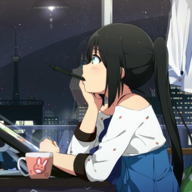 Ảnh anime nữ cute biểu cảm ngọt ngào cuốn hút