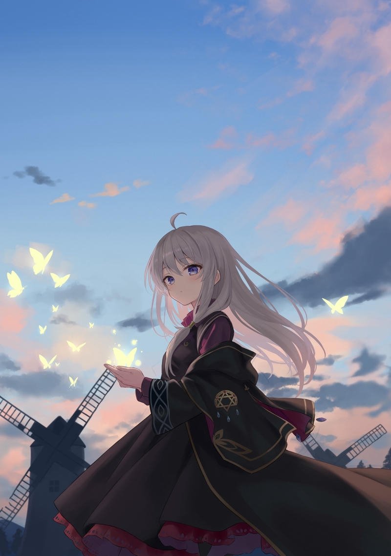 Ảnh anime nữ màu sắc tươi sáng trẻ trung đẹp