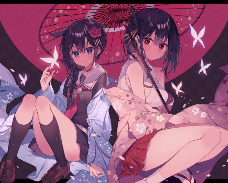 Ảnh anime nữ phong cách Nhật Bản nhẹ nhàng đẹp