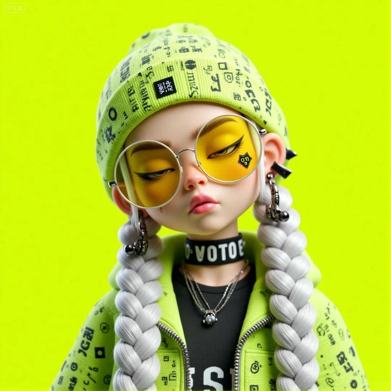 Ảnh avatar 3d đẹp hiện đại cá tính nổi bật