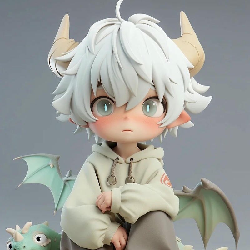 Ảnh avatar 3d nghệ thuật phong cách số hiện đại