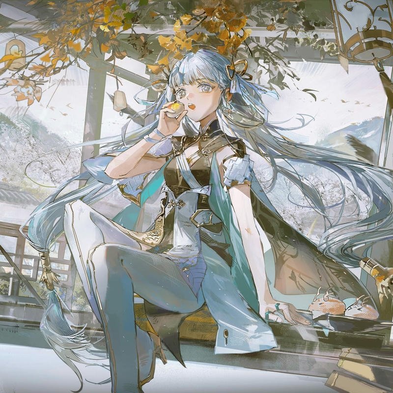 Ảnh avatar anime nữ nét vẽ mềm mại sáng