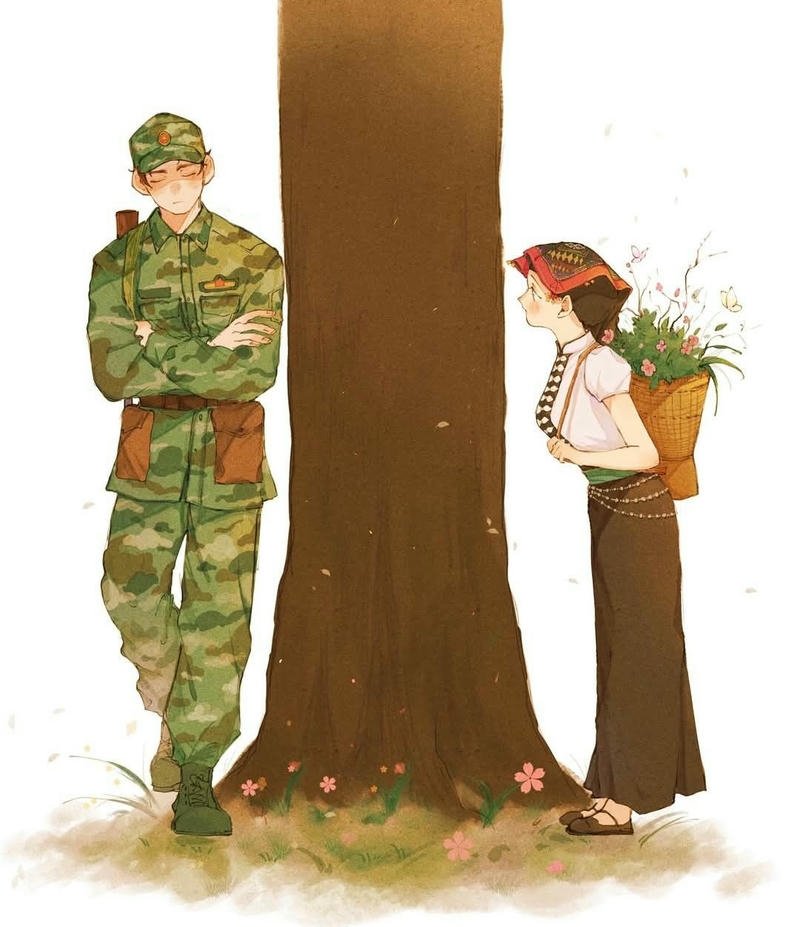 Ảnh vẽ em yêu tổ quốc Việt Nam siêu dễ thương