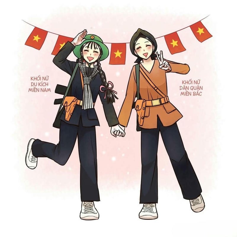 Ảnh vẽ em yêu tổ quốc Việt Nam sinh động cực