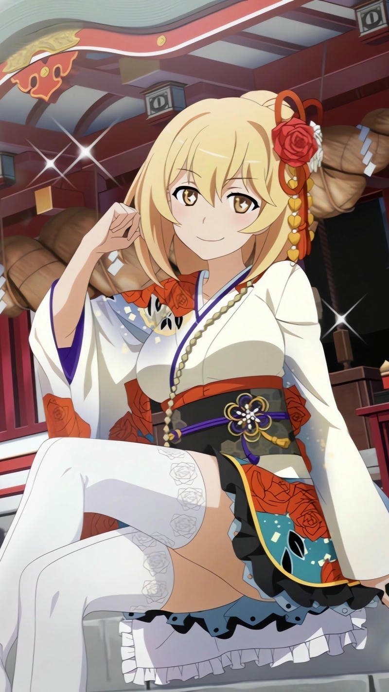 Anime nữ hình nền cute phong cách cực xinh