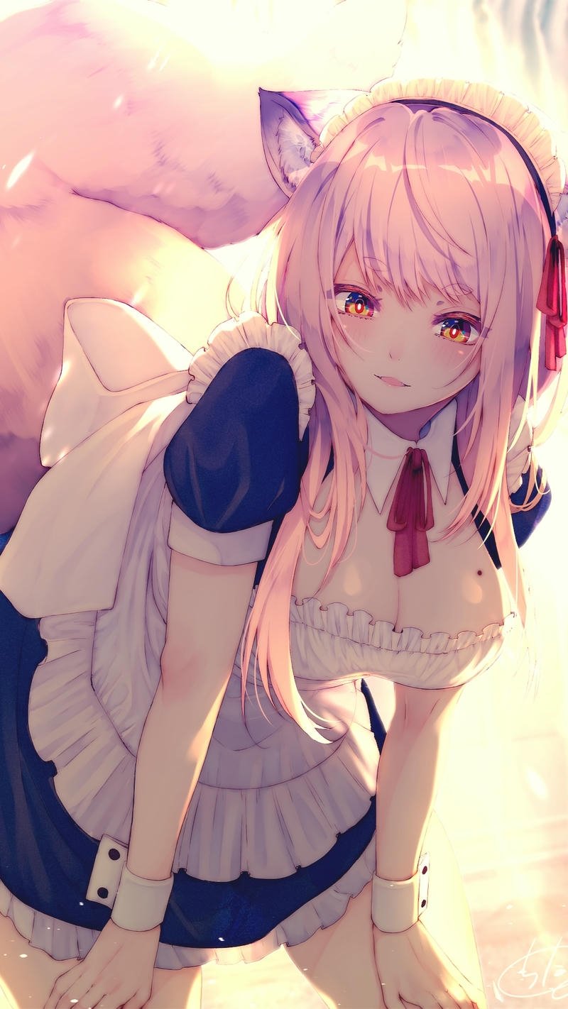 Anime nữ nền hình siêu đáng yêu và xinh