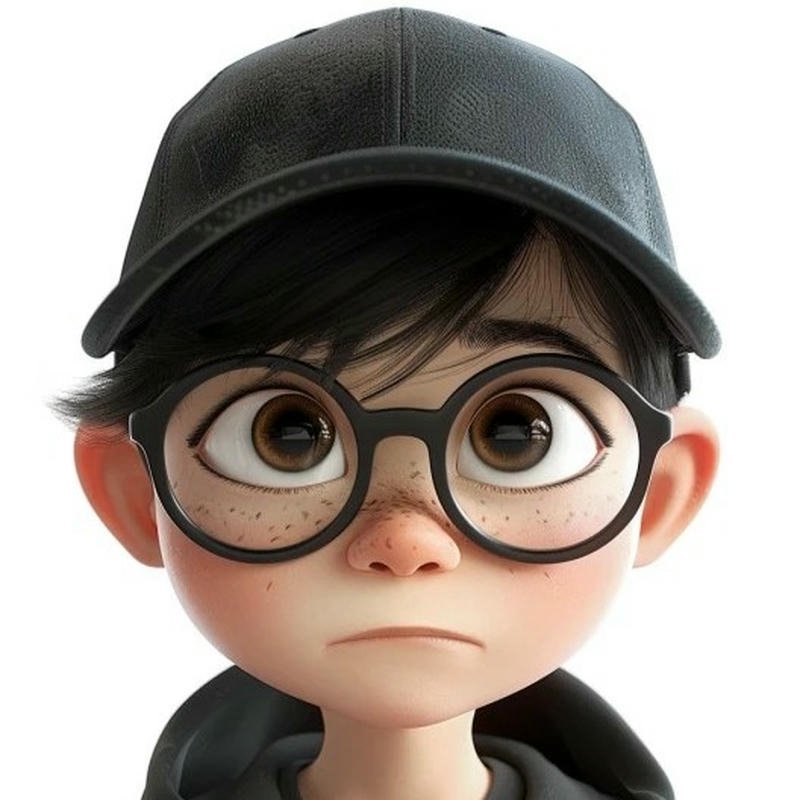 Avatar ảnh 3d phong cách số hiện đại