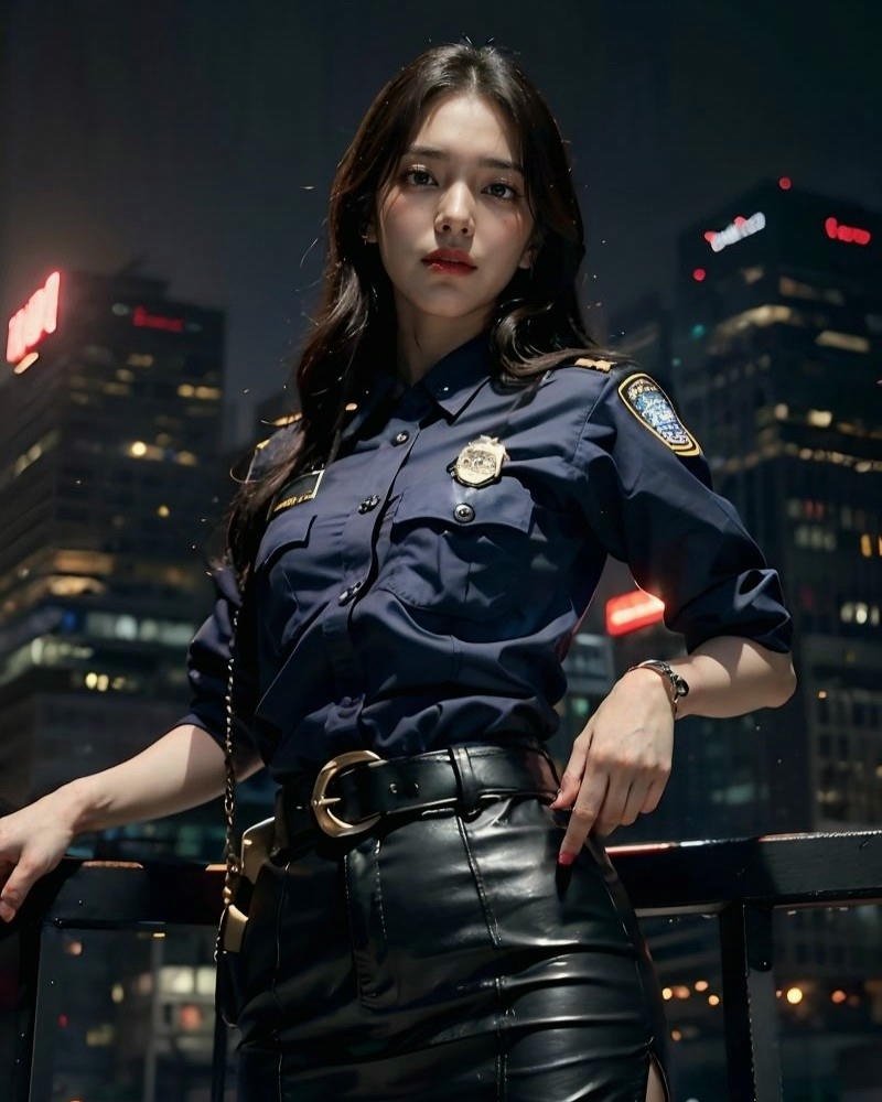Gái cosplay cảnh sát tạo hình đẹp cuốn hút
