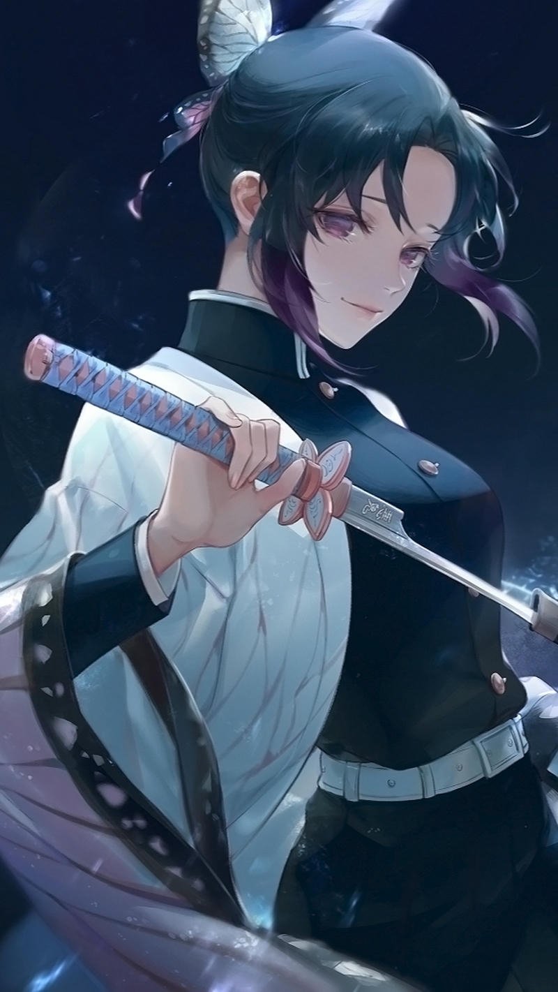 Hình anime nữ nền phong cách siêu hấp dẫn