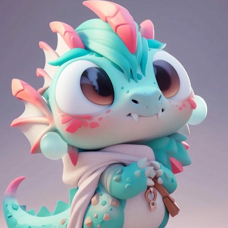 Hình avatar 3d cute dễ thương phong cách chibi