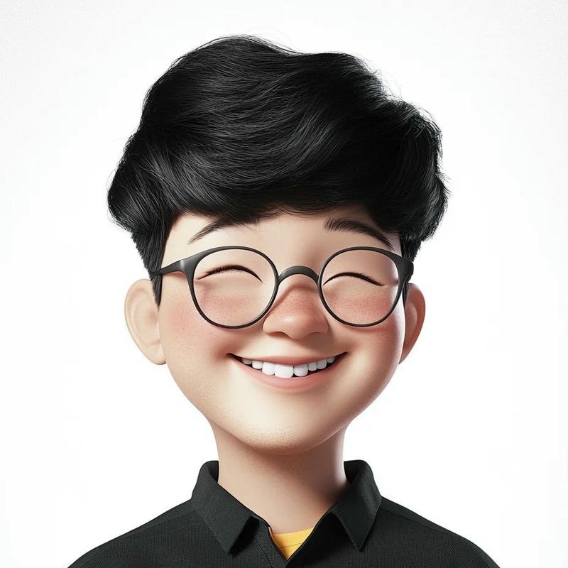 Hình avatar 3d cute phong cách anime đáng yêu