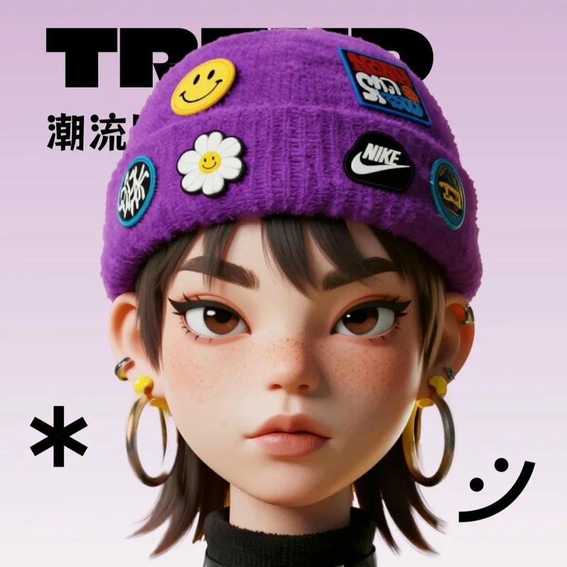 Hình avatar 3d cute xinh xắn dành cho giới trẻ