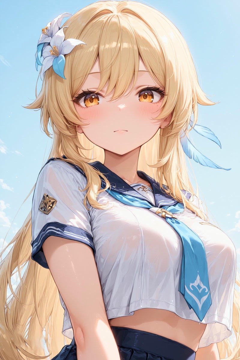 Hình gái anime mlem ngây thơ gợi cảm