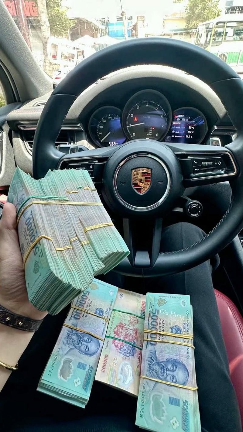 Hình nền tiền 500k xe sang