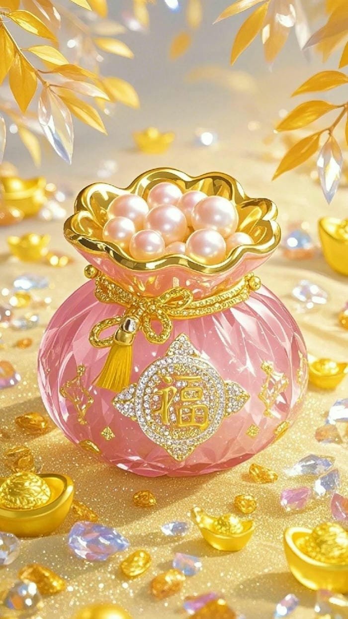 Hình nền túi tiền và vàng phong thủy
