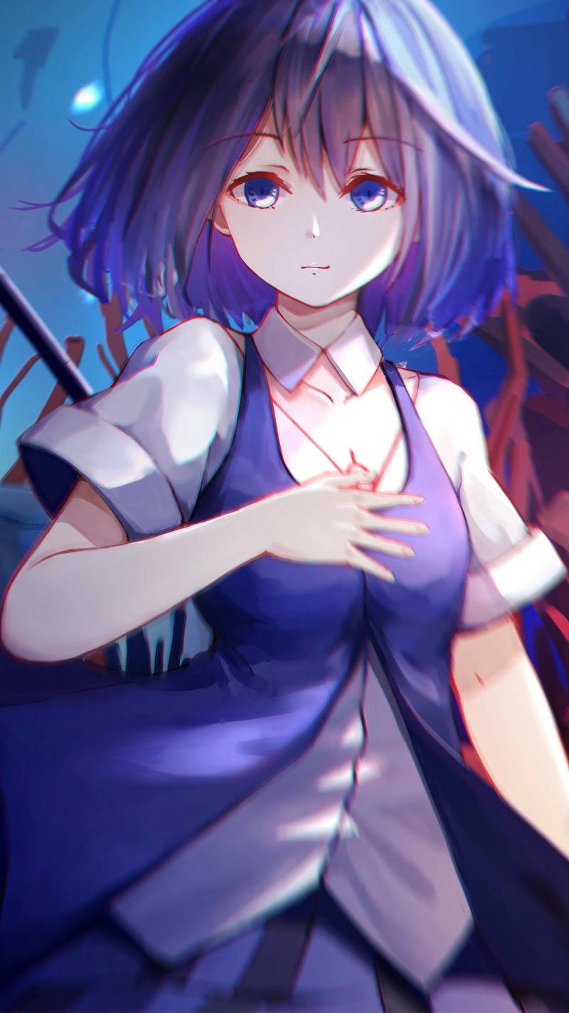 Nữ anime hình nền đẹp siêu cute cực sinh động