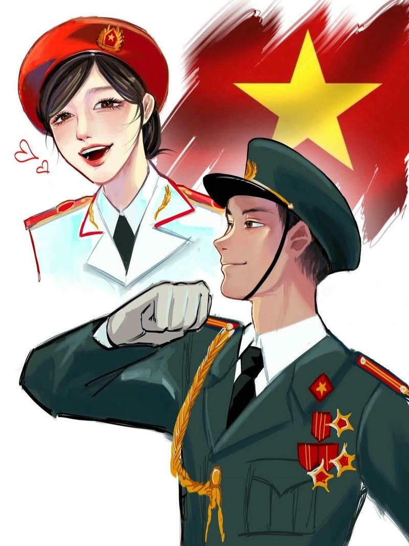 Tranh em yêu tổ quốc Việt Nam Ảnh cực sống động