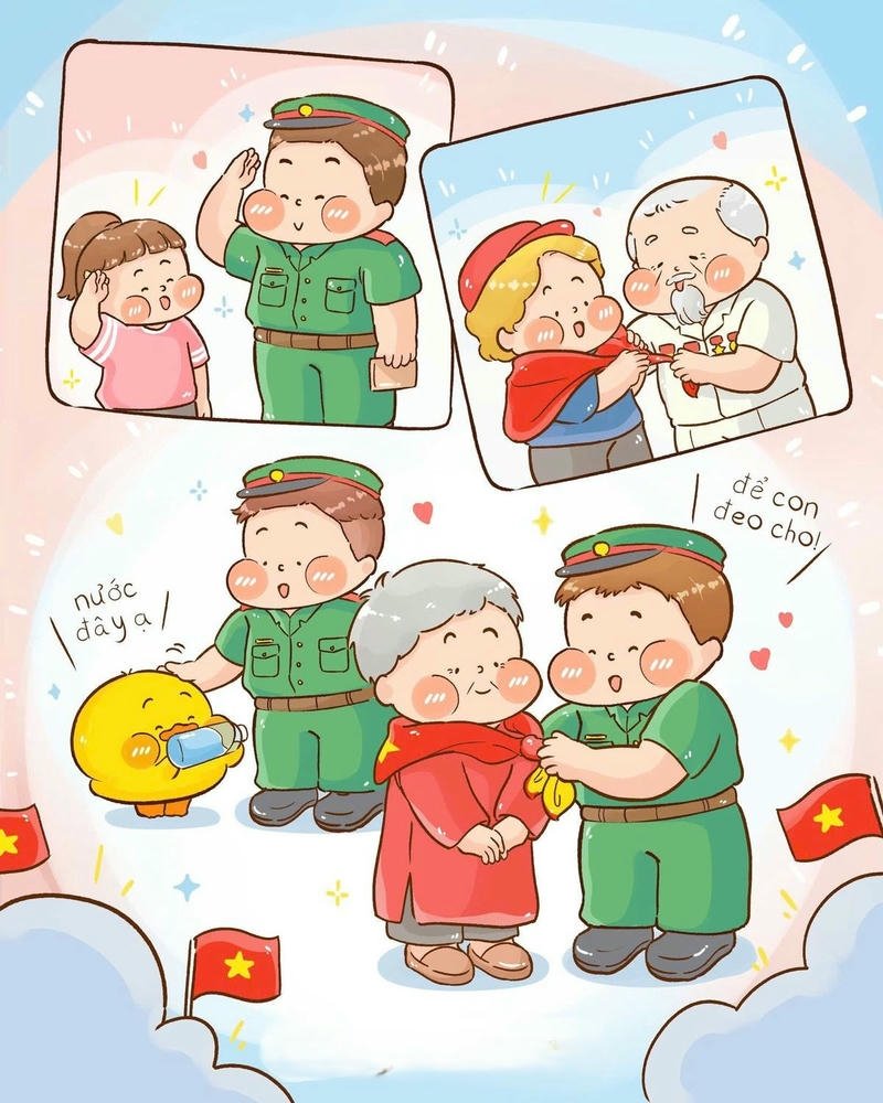 Tranh em yêu tổ quốc Việt Nam Ảnh nổi bật