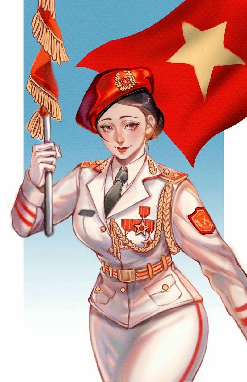 Tranh em yêu tổ quốc Việt Nam Ảnh siêu xinh đẹp