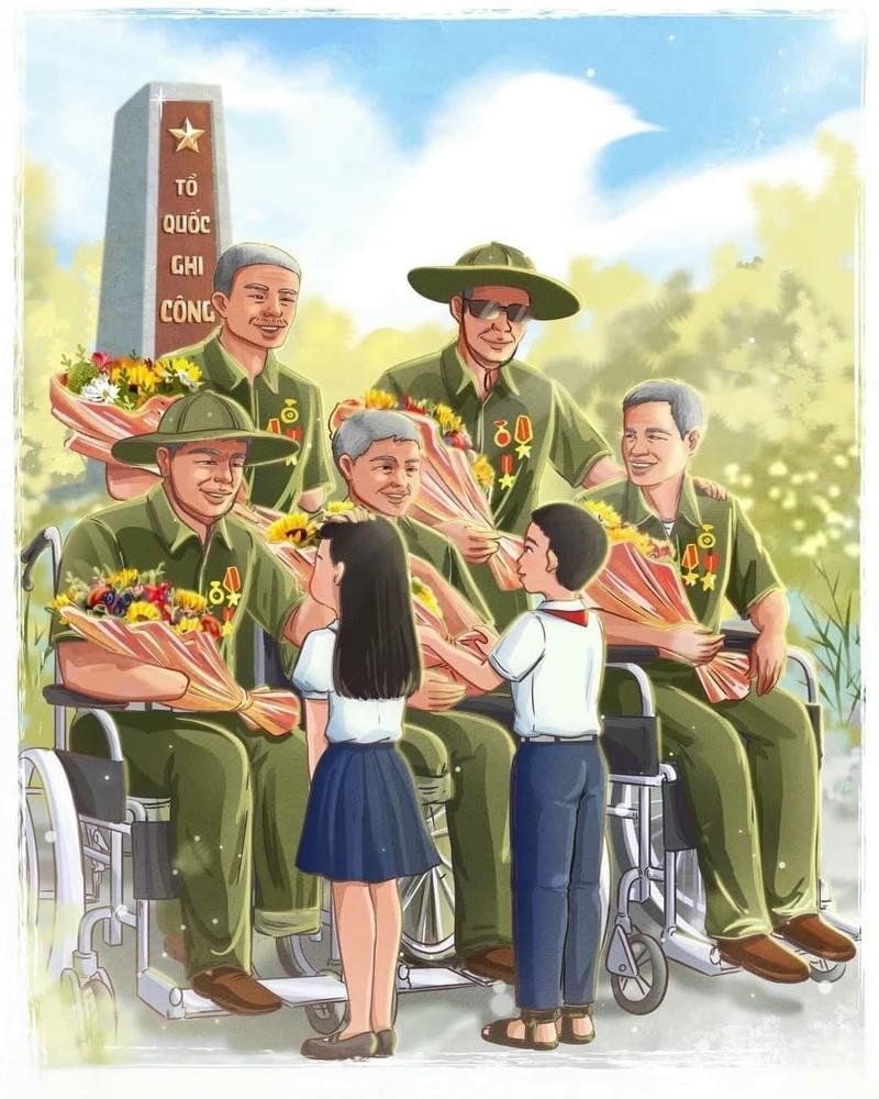 Tranh vẽ em yêu tổ quốc Việt Nam siêu ý nghĩa