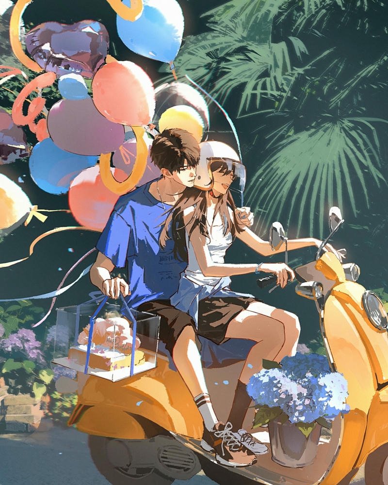 ảnh anime cặp đôi nổi bật